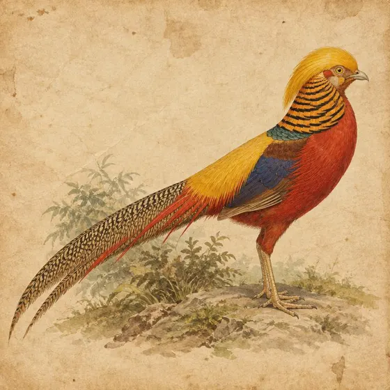 Golden Pheasant field plate