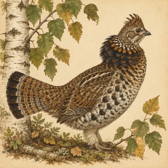 Ruffed Grouse field plate